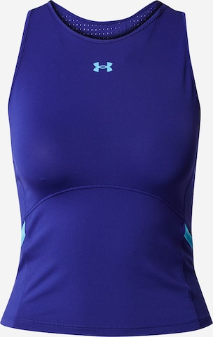 UNDER ARMOUR Sports top in Blue: front