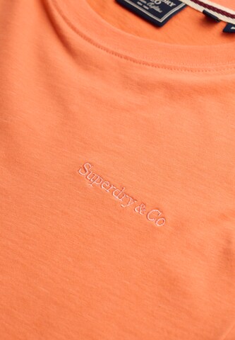 Superdry & Co Shirt 'Essential Company' in Oranje