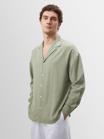 Comfort fit Camicia di Antioch in verde: frontale