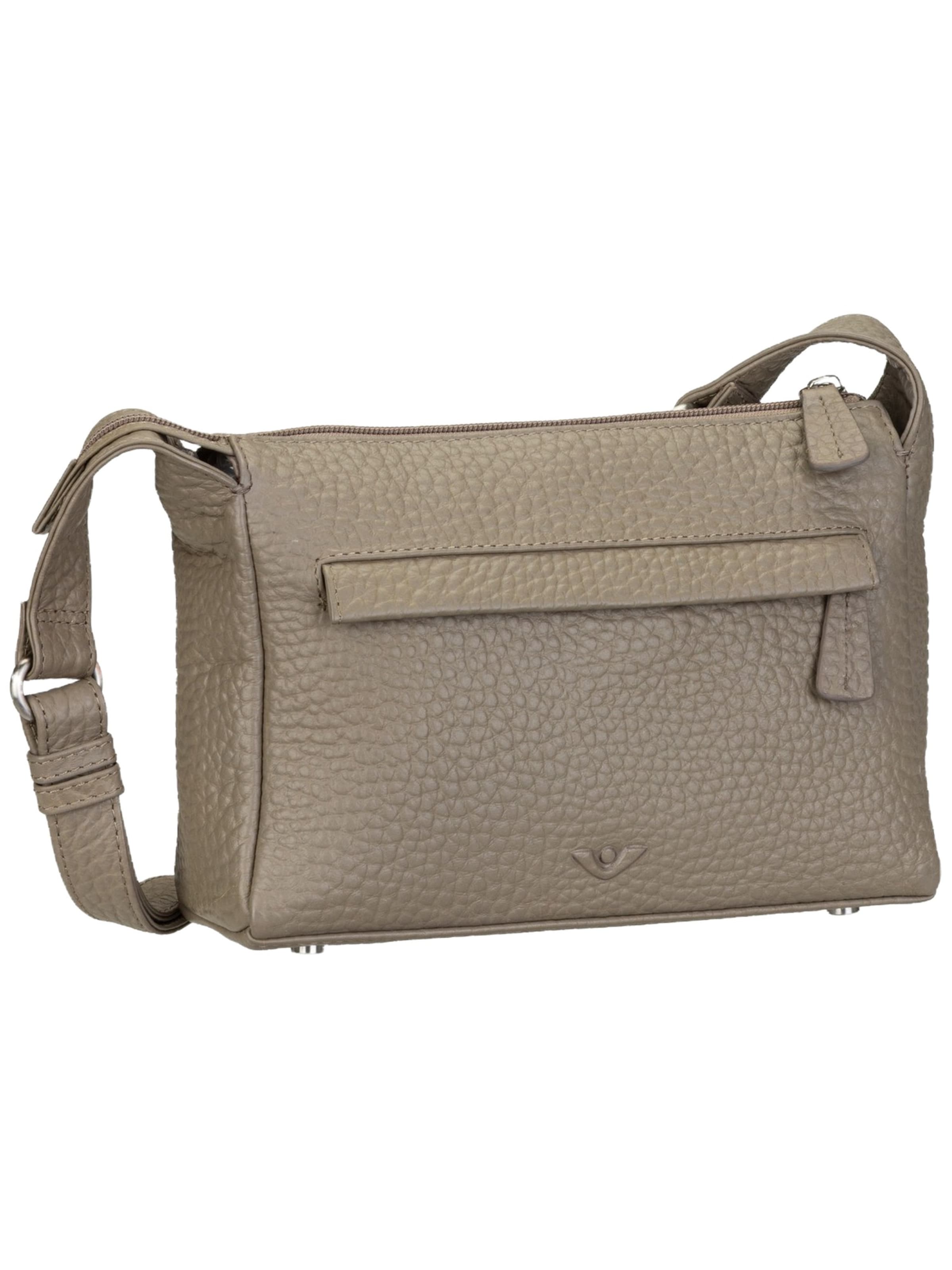 VOi Tasche  ' Hirsch Bine ' in Beige: Vorderseite