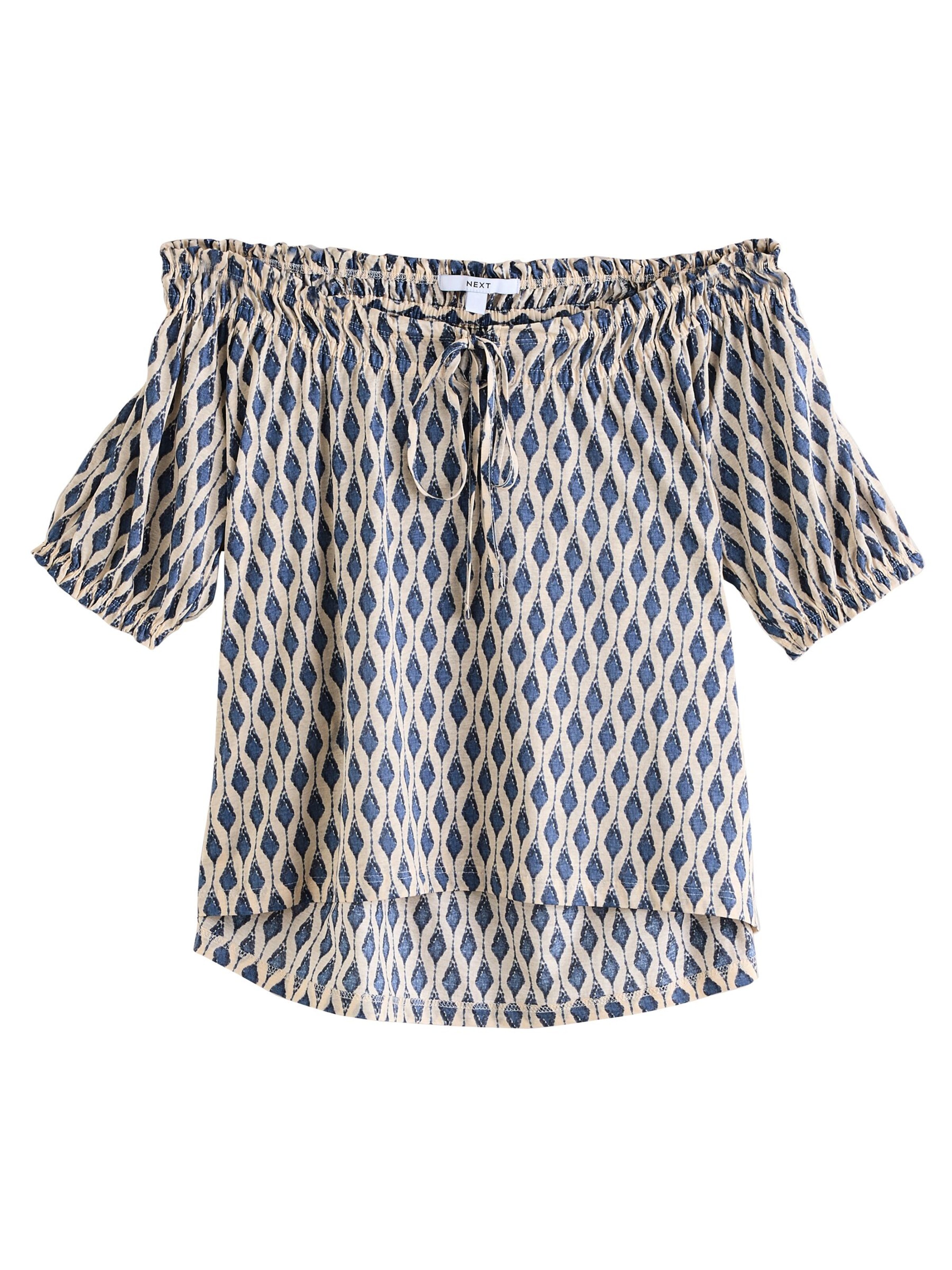 Next Blúz - bézs: elől