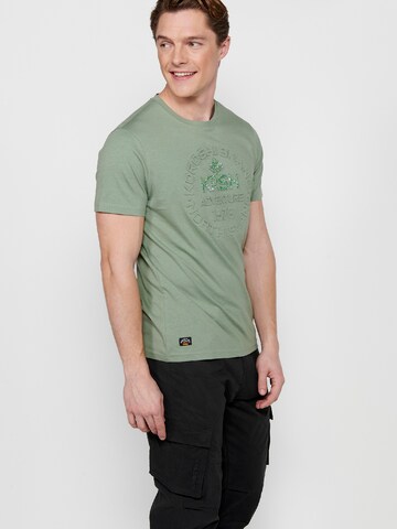 KOROSHI T-shirt i grön