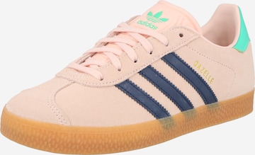 ADIDAS ORIGINALS - Sapatilhas 'GAZELLE' em rosa: frente