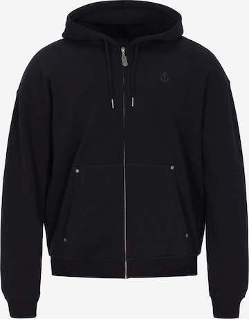 Veste de survêtement DreiMaster Vintage en noir : devant