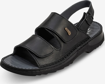 Sandales VITAFORM en noir : devant