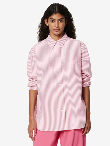 Marc O'Polo Blouse in Roze: voorkant