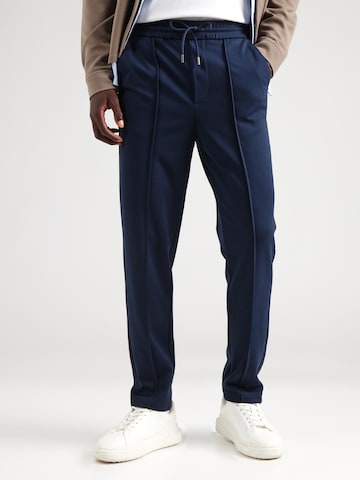 Only & Sons Tapered Bukser med lægfolder 'ONSMARK NOAH' i blå: forside