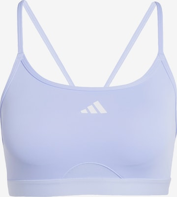 Bustino Reggiseno sportivo 'Aeroreact' di ADIDAS PERFORMANCE in lilla: frontale