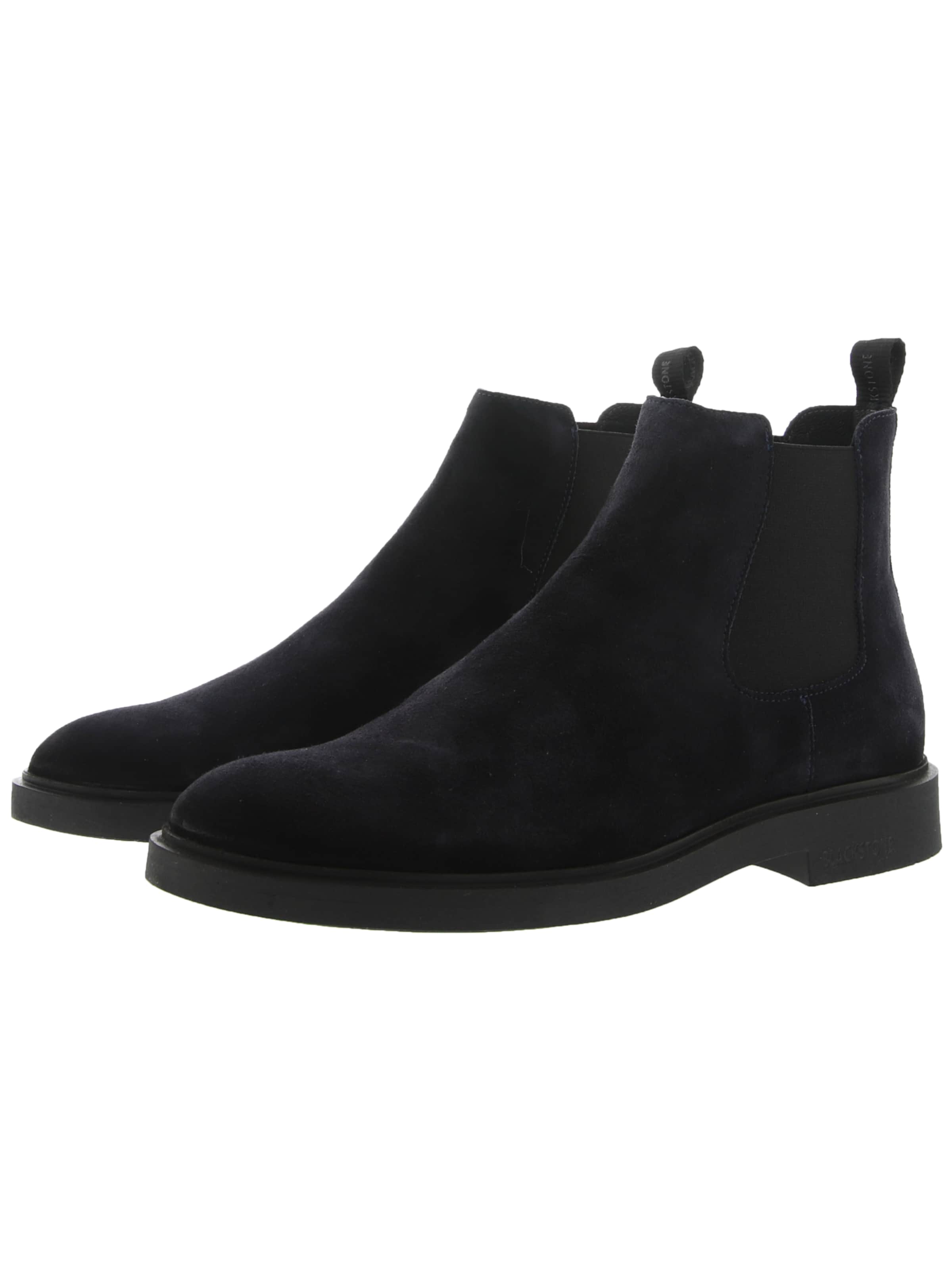 BLACKSTONE Chelsea boots 'Owen WG81' in Blauw