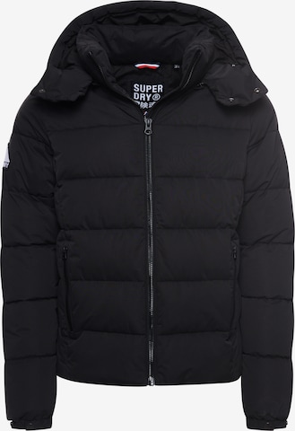 Superdry Zimná bunda - Čierna: predná strana