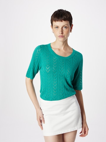 VILA Sweater 'Shelley' in Green: front