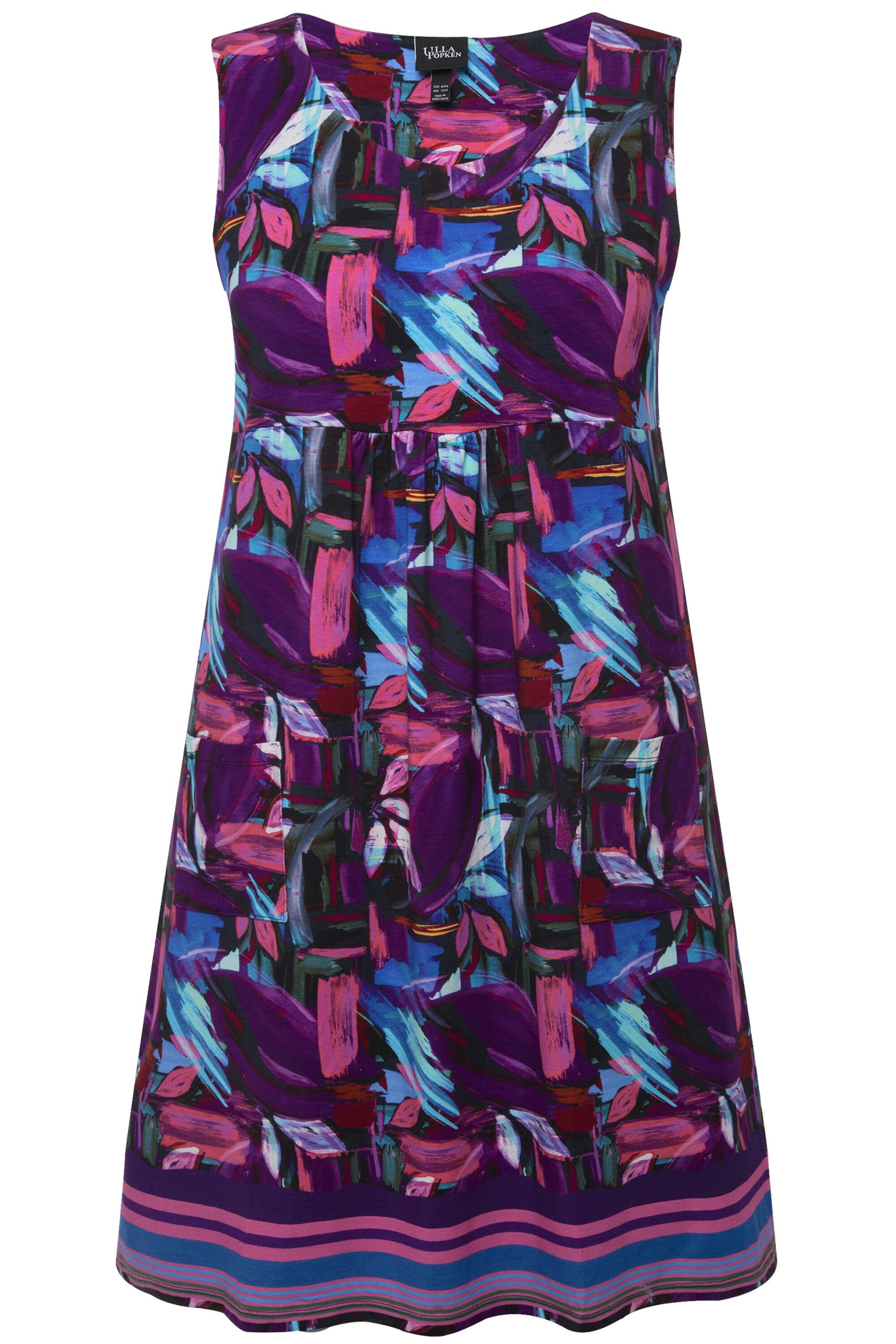 Ulla Popken Kleid in Lila: Vorderseite