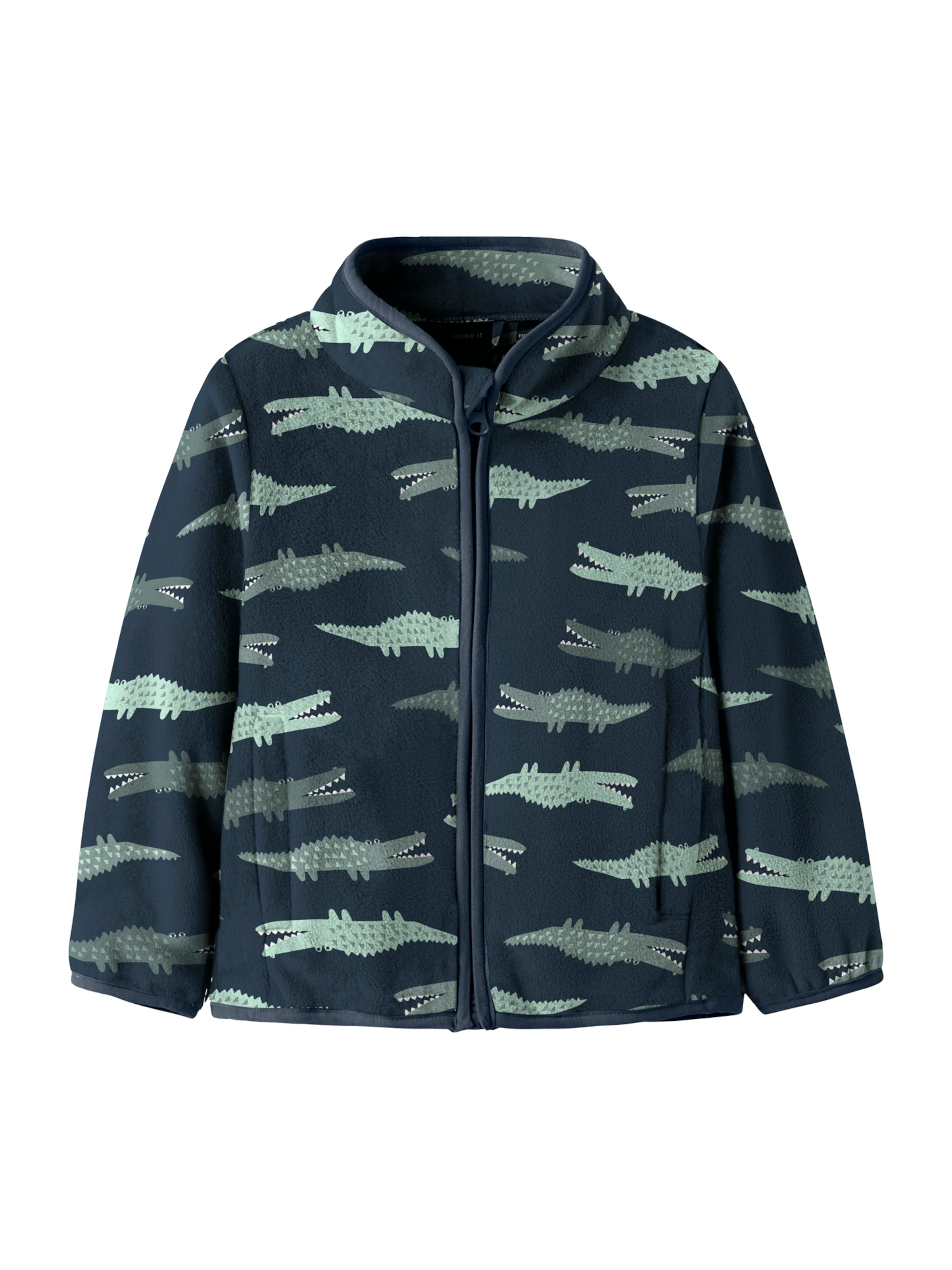 NAME IT Ζακέτα φλις 'NMMMEEKO' σε μπλε: μπροστά