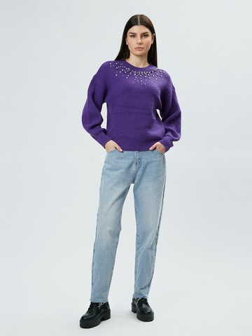 Influencer Sweater in Purple