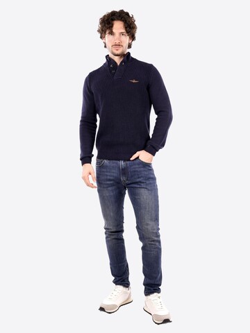 Aeronautica Militare Pullover 'Maglione' in Blau