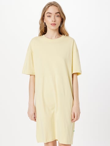 Urban Classics Šaty - Žltá: predná strana