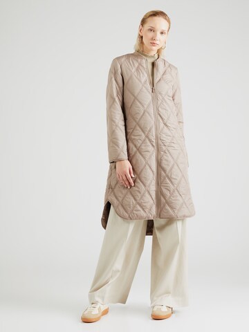 VILA Between-Seasons Coat 'VIQUILA' in Brown: front