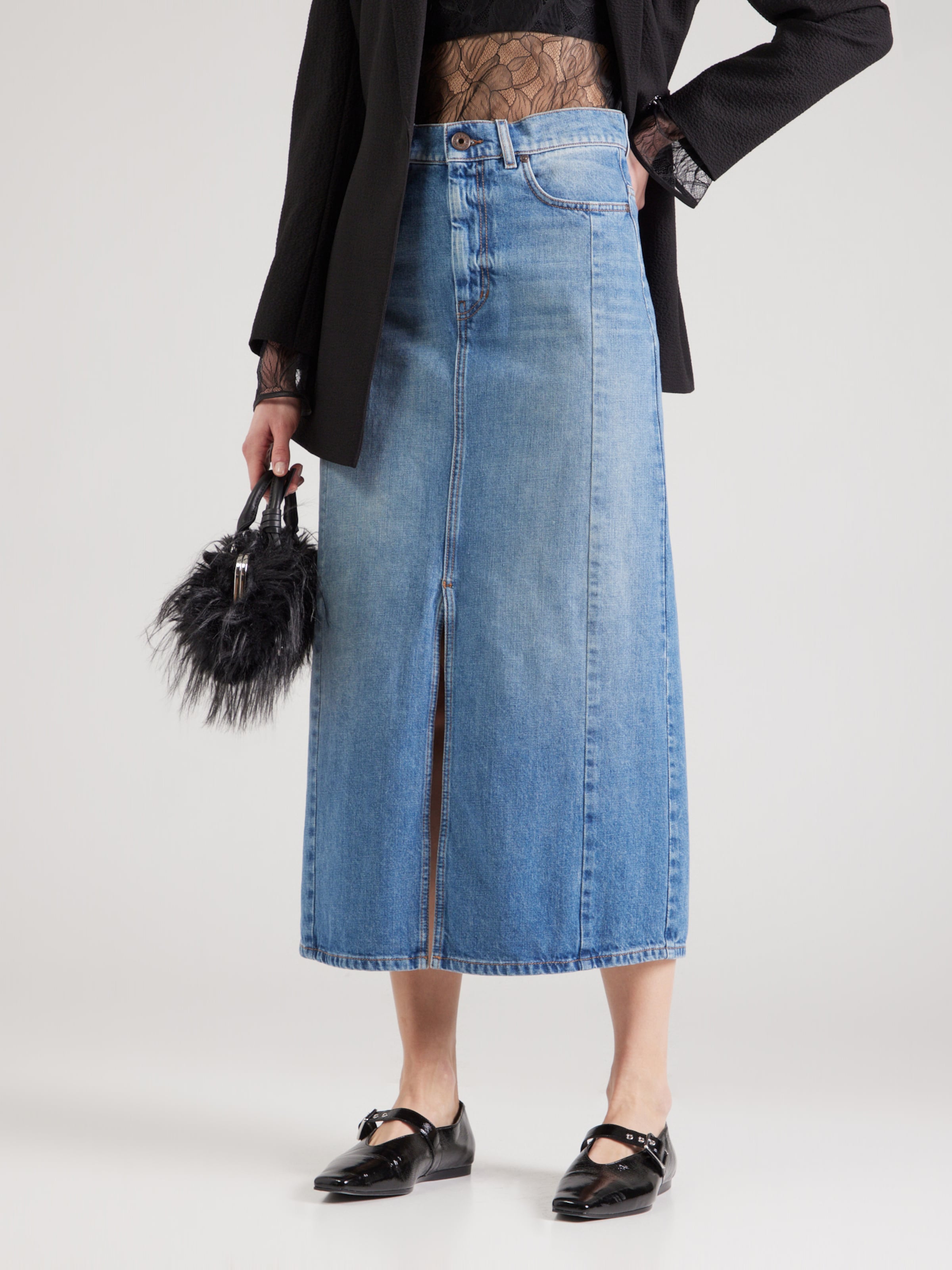Weekend Max Mara Skirt 'GESSO' in Blue Denim | ABOUT YOU