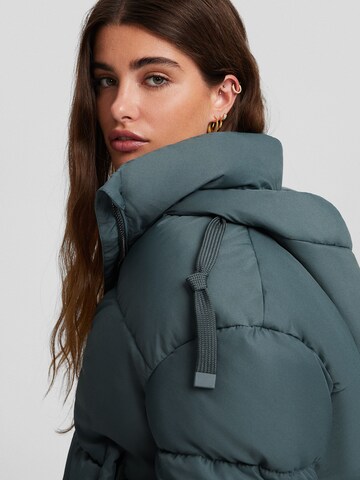 Bershka Between-Season Jacket in Blue