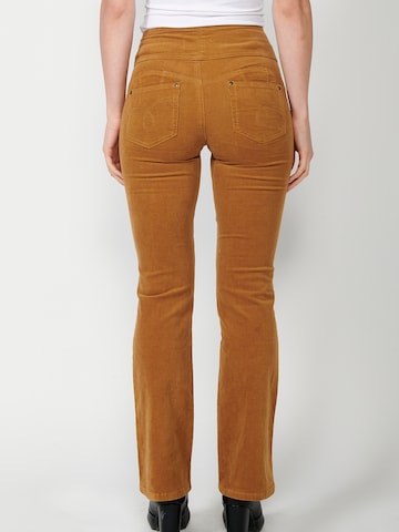 Bootcut Pantalon KOROSHI en beige