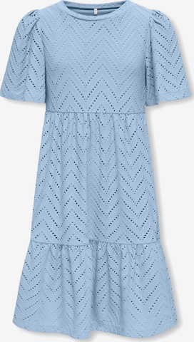 ONLY GIRLS Jurk 'KOGCarla Cathinka' in Blauw: voorkant