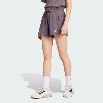 ADIDAS SPORTSWEAR Lużny krój Spodnie sportowe 'Essentials' w kolorze szary: przód