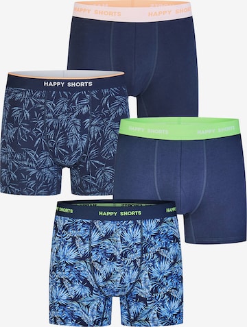 Happy Shorts - Boxers ' Floral Print Sets ' em azul: frente