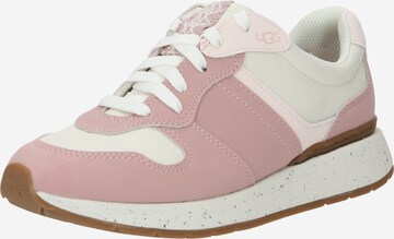 Baskets basses 'RETRAINER' UGG en rose : devant