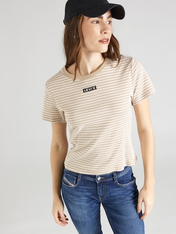 LEVI'S ® Shirts 'Graphic Rickie Tee' i beige: forside