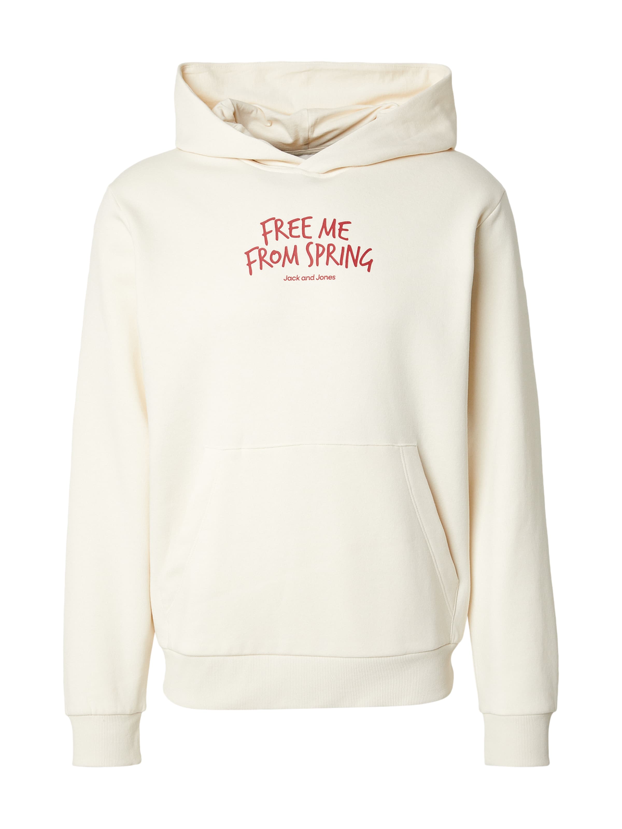 Felpa 'JOROBJECT' di JACK & JONES in bianco: frontale