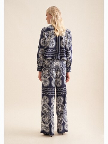 SEIDENSTICKER Regular Broek 'Schwarze Rose' in Blauw