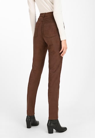 Peter Hahn Regular Pants in Brown