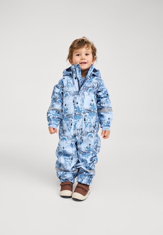 Reima Regenoverall ' Moomin Rapakko ' in Blau: Vorderseite