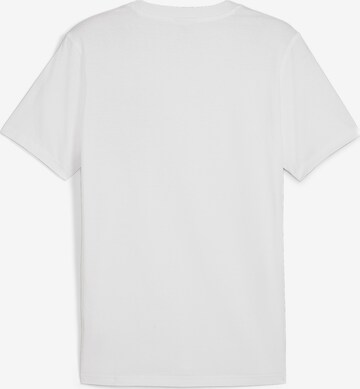 T-Shirt fonctionnel 'Hoops' PUMA en blanc