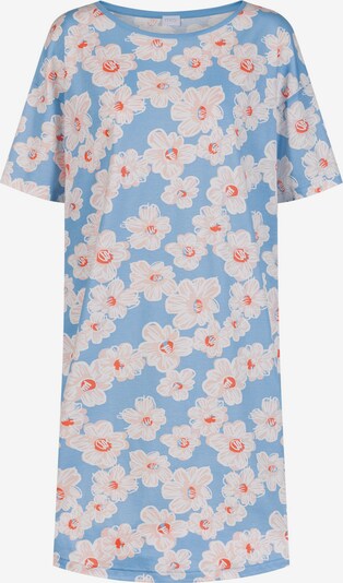 Mey Nachthemd 'Caja' in de kleur Blauw / Oranje / Wit, Productweergave