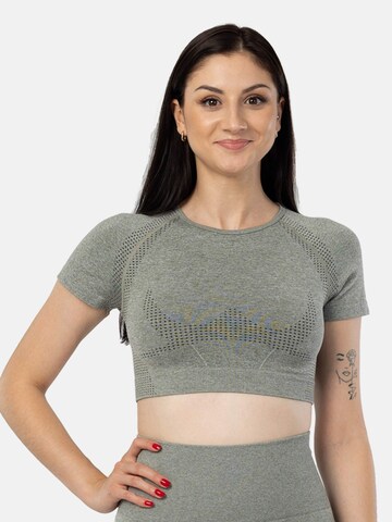 LEAFLETIC Bodywarmer 'Leafletic Women’s Short Sleeve Sports Tops' in Groen