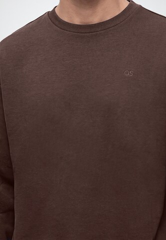 QS - Sweatshirt em castanho