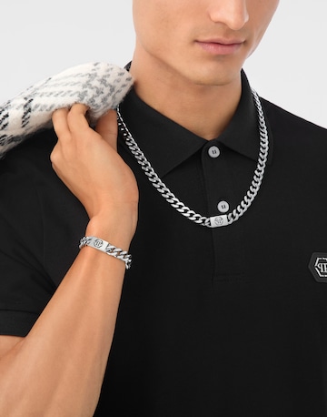 Philipp Plein Jewellery Armband 'Plein Tag' in Zilver