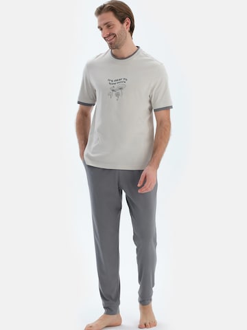 Pyjama long Dagi en gris