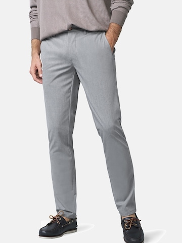 Coupe slim Pantalon chino 'M5 Move 9-6196' MEYER en gris : devant