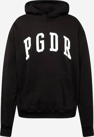 Pegador Sweatshirt 'LAYTON' i svart: framsida