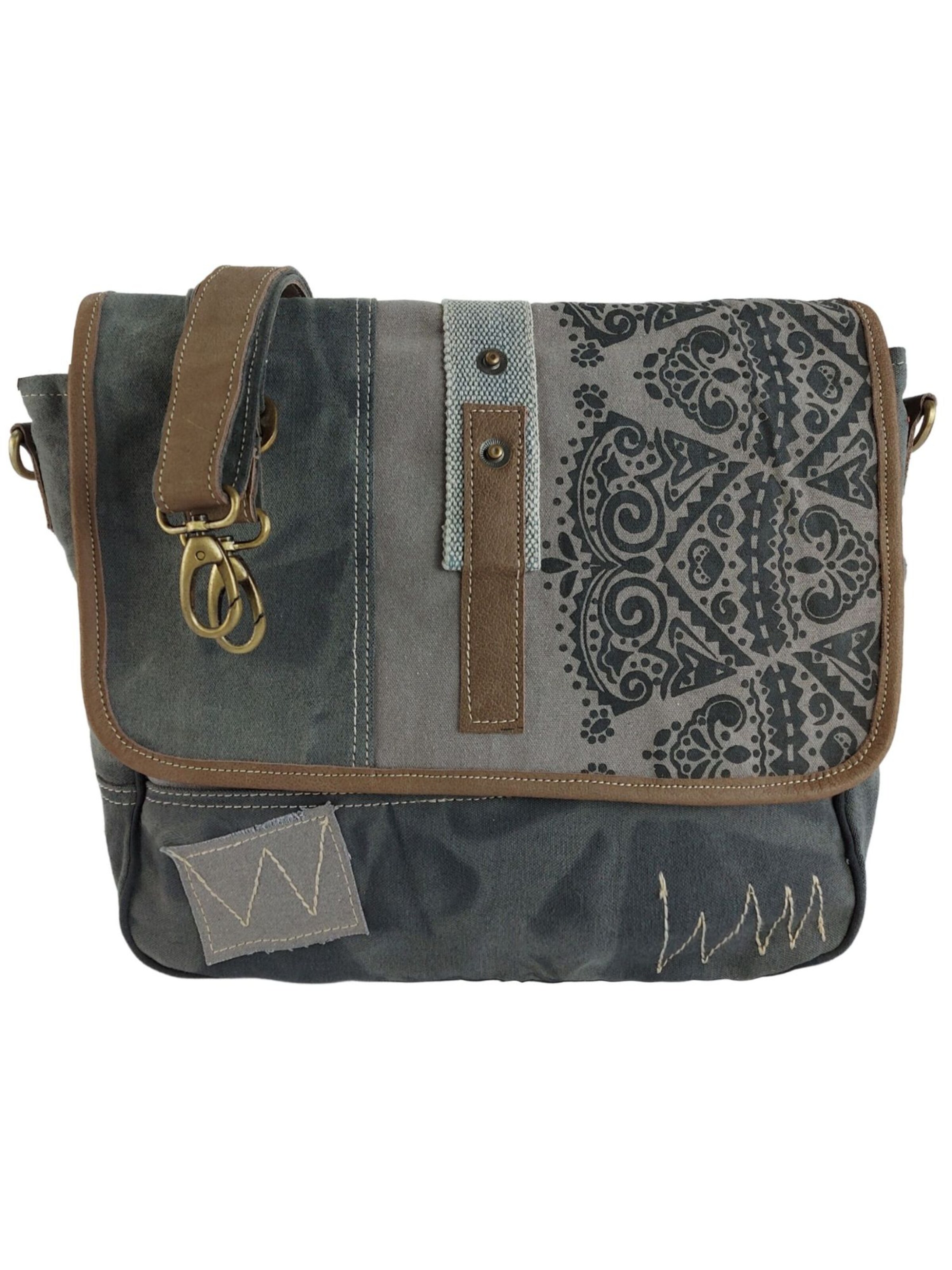 Sunsa Crossbody Bag 'Sunsa' in Grey: front