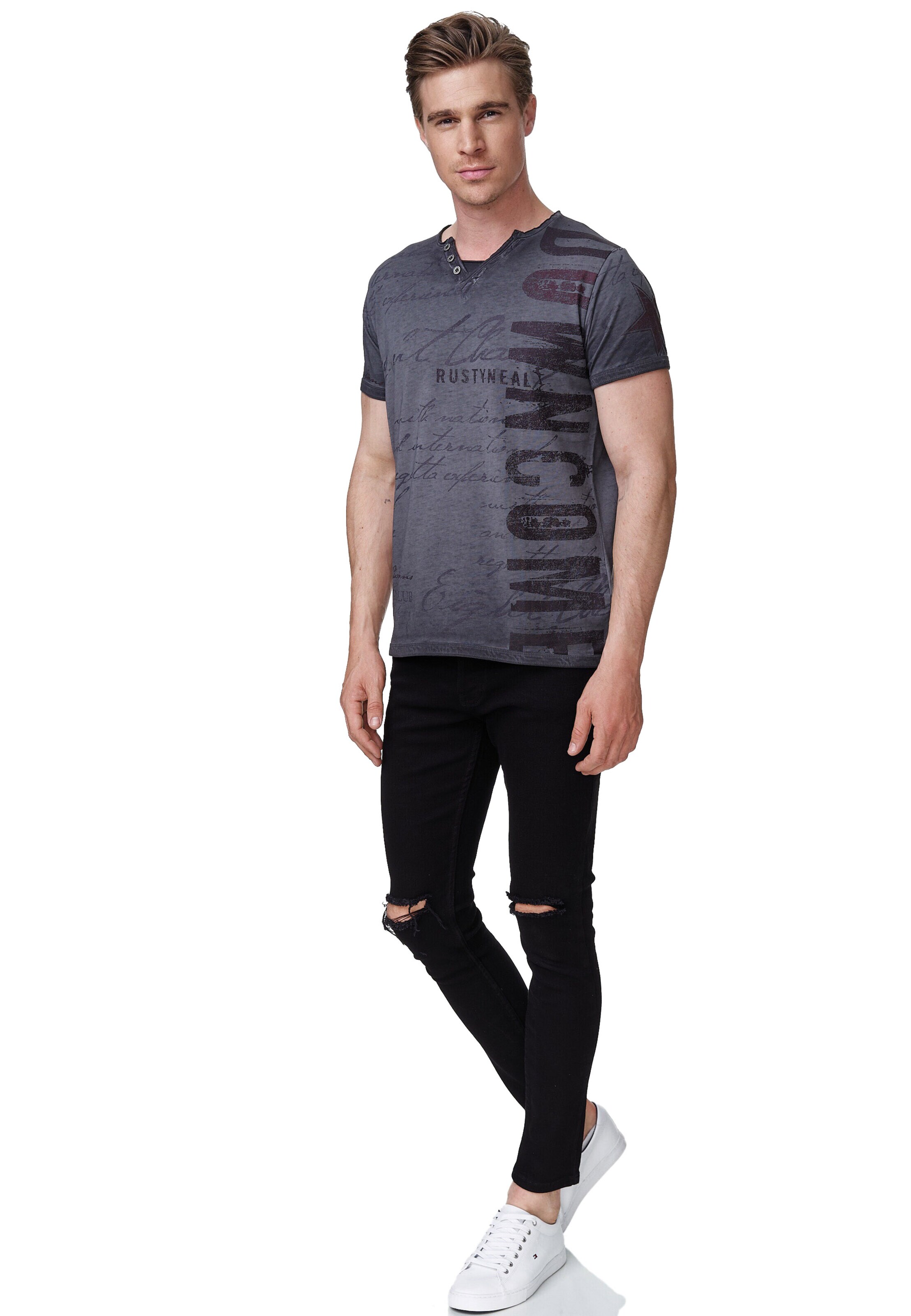 Rusty Neal Shirt in Grijs