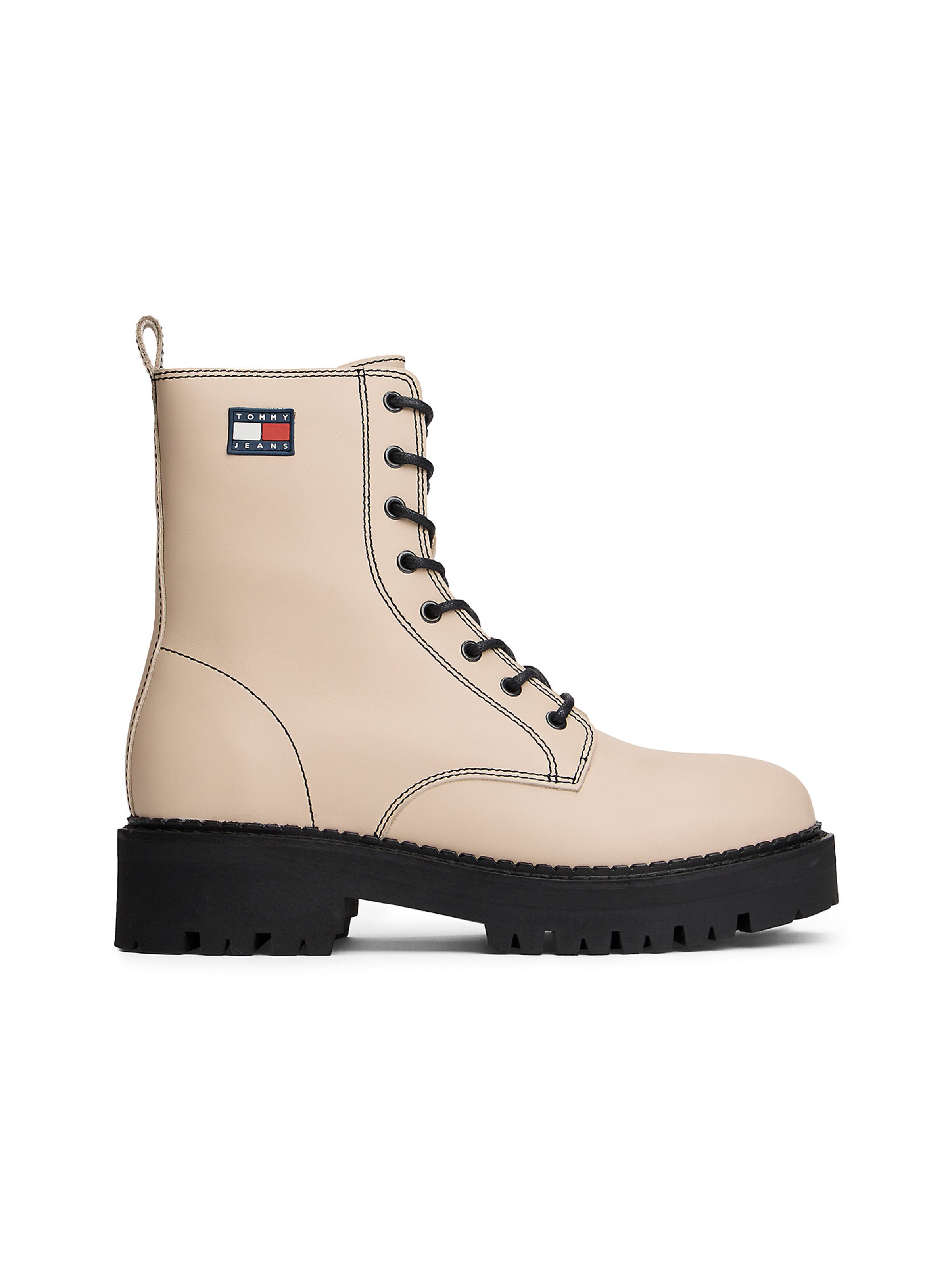 Tommy Jeans Stiefelette in Beige