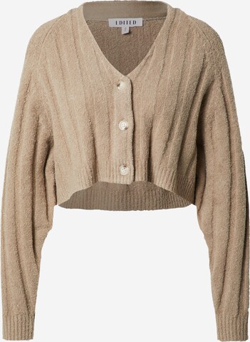 EDITED Cardigan 'Geena' i beige: forside