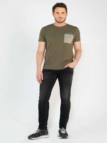 Coupe slim Jean '700/11' Le Temps Des Cerises en noir