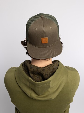 FORSBERG Sweatshirt 'Hoodie mit reflektierendem Logo' in Green