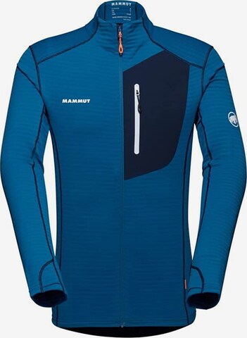 MAMMUT Athletic Fleece Jacket in Blue: front