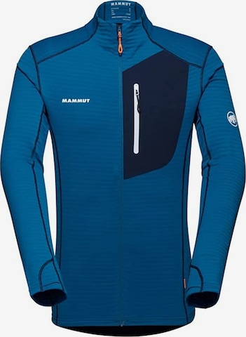 MAMMUT Funktionele fleece-jas in Blauw: voorkant