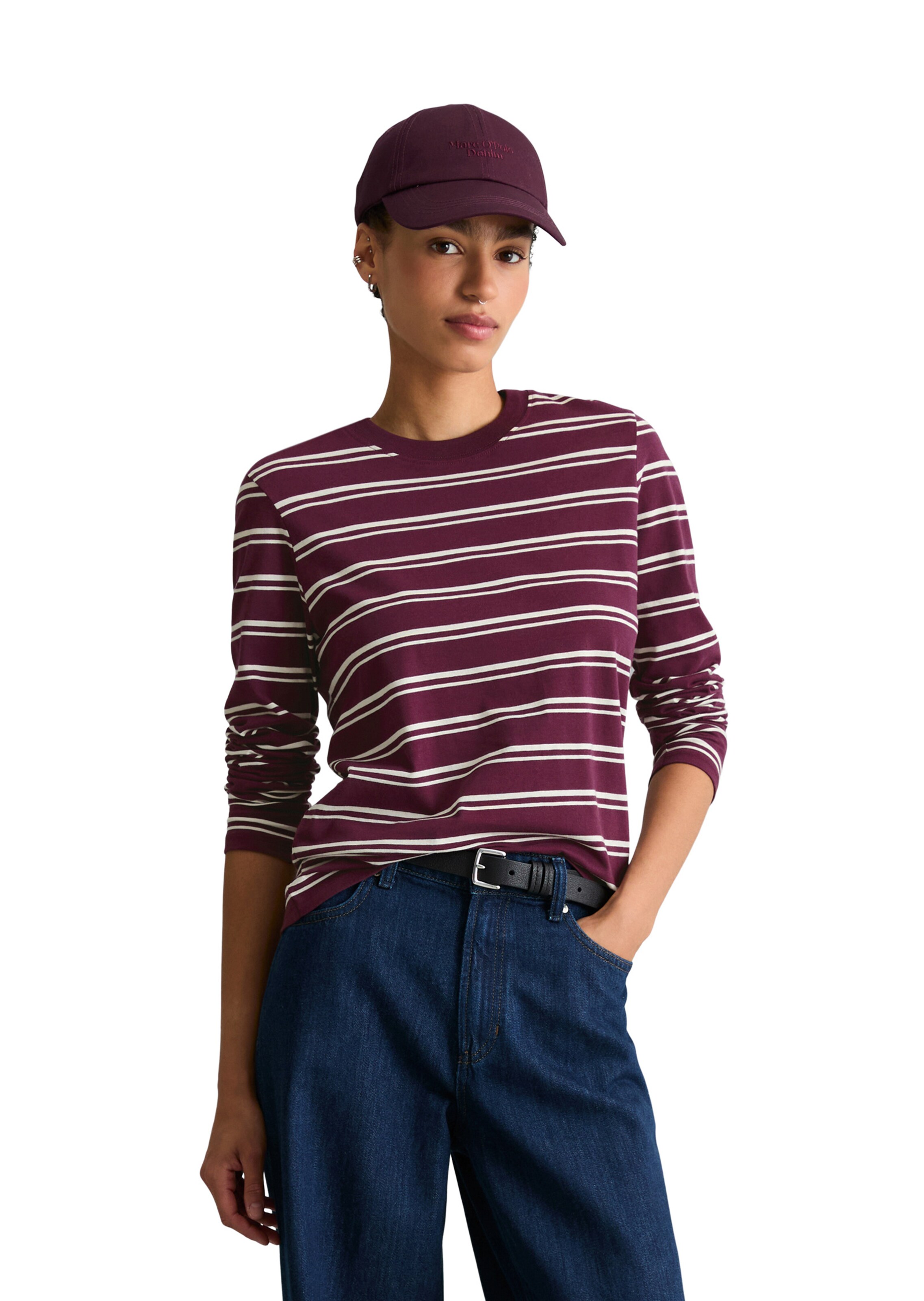 Marc O'Polo DENIM Shirt in Rot: Vorderseite